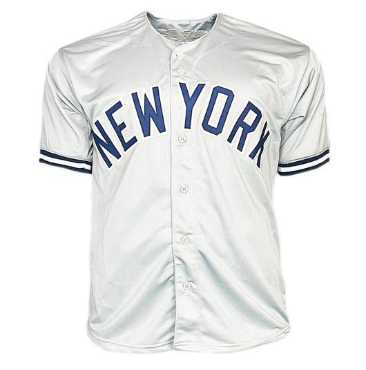 Kyle Higashioka Signed New York Grey Baseball Jersey (JSA)