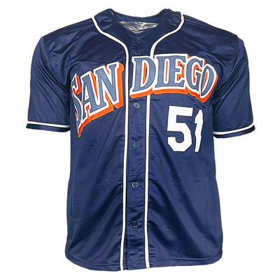Trevor Hoffman Signed San Diego Blue Baseball Jersey (Beckett)