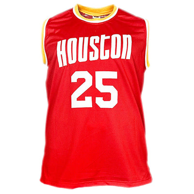 Robert Horry Signed Houston Red Basketball Jersey (Beckett)