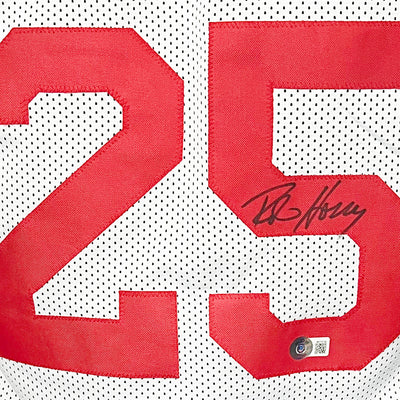 Robert Horry Signed Houston White Basketball Jersey (Beckett)