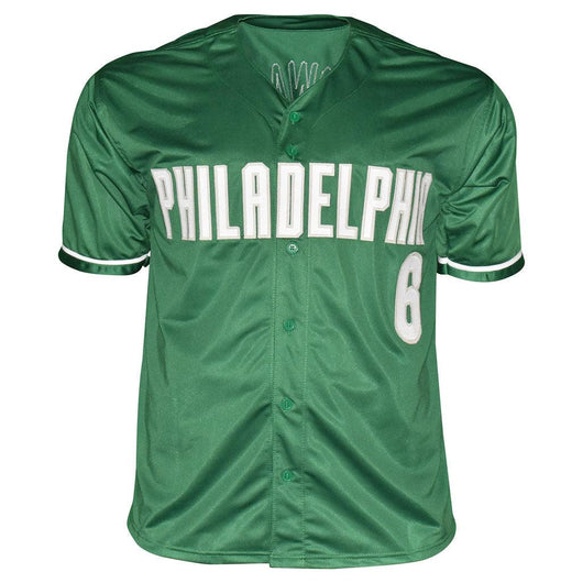 Ryan Howard Signed Philadelphia Green Baseball Jersey (JSA)