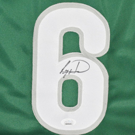 Ryan Howard Signed Philadelphia Green Baseball Jersey (JSA)