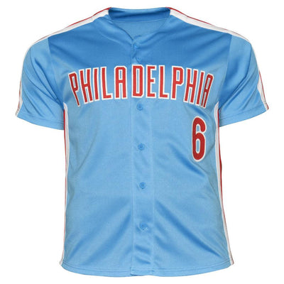 Ryan Howard Signed Philadelphia Powder Blue Baseball Jersey (JSA)