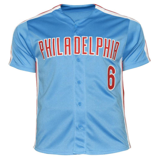 Ryan Howard Signed Philadelphia Powder Blue Baseball Jersey (JSA)
