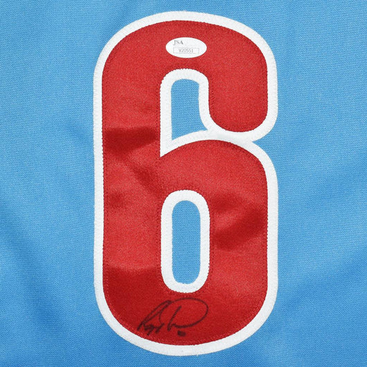 Ryan Howard Signed Philadelphia Powder Blue Baseball Jersey (JSA)