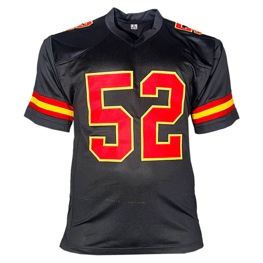 Creed Humphrey Signed Kansas City Black Football Jersey (JSA)