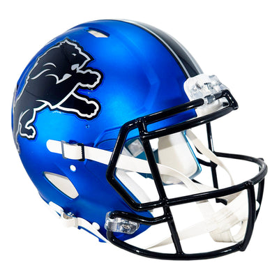 Aidan Hutchinson Signed Detroit Lions Authentic Alt 2024 Speed Full-Size Football Helmet (Beckett)