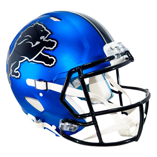 Aidan Hutchinson Signed Detroit Lions Authentic Alt 2024 Speed Full-Size Football Helmet (Beckett)