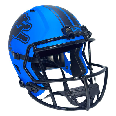 Aidan Hutchinson Signed Detroit Lions Rave Full-Size Replica Football Helmet (Beckett)