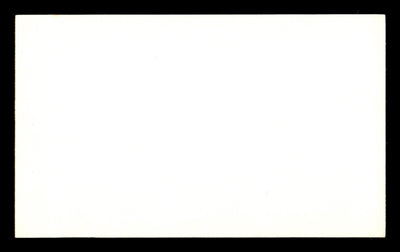 Paddy DeMarco Autographed 3x5 Index Card "Good Luck" SKU #186882