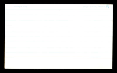 Les Sprague Autographed 3x5 Index Card SKU #186896
