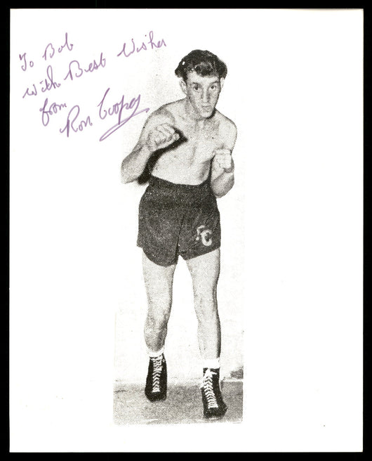 Ron Cooper Autographed 8x10 Photo "To Bob" SKU #186941