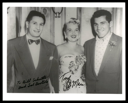 Sal Bartolo & Tony DeMarco Autographed 8x10 Photo "To Bill" SKU #186947