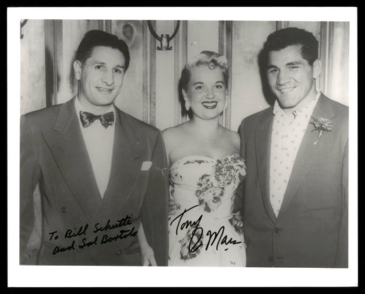 Sal Bartolo & Tony DeMarco Autographed 8x10 Photo "To Bill" SKU #186947