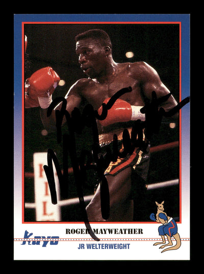Roger Mayweather Autographed 1991 Kayo Card #144 SKU #167234