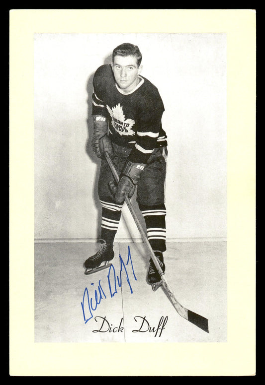 Dick Duff Autographed 1944-63 Beehive Group 2 4.5x6.5 Photo Toronto Maple Leafs SKU #176704