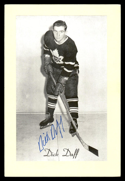 Dick Duff Autographed 1944-63 Beehive Group 2 4.5x6.5 Photo Toronto Maple Leafs SKU #176704