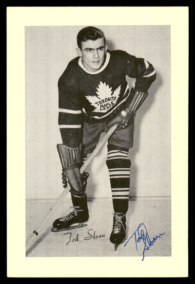 Tod Sloan Autographed 1944-63 Beehive Group 2 4.5x6.5 Photo Toronto Maple Leafs SKU #176734