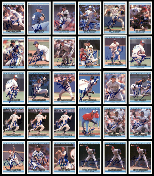 1992 Donruss Baseball Autographed Cards Lot Of 294 SKU #185533