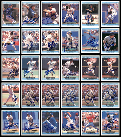 1992 Donruss Baseball Autographed Cards Lot Of 294 SKU #185533
