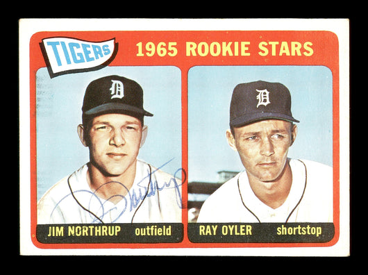 Jim Northrup Autographed 1965 Topps Rookie Card #259 Detroit Tigers SKU #170451