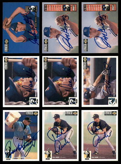 1994 Upper Deck Collector's Choice Baseball Autographed Cards Lot Of 87 SKU #185576