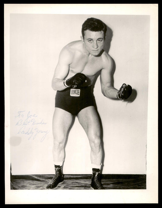 Paddy Young Autographed 8x10 Photo "To Joe Best Wishes" Vintage Signature SKU #186821