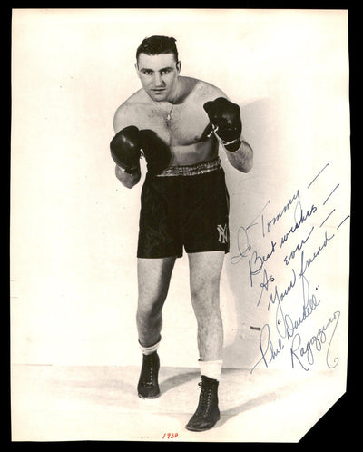 Phil "Durdell" Ragozzino Autographed 8x10 Photo "To Tommy" Vintage Signature SKU #186841