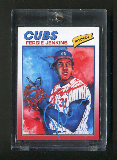 2021 All-Star Challenge Fergie Jenkins #31 BGS Signed Baseball Card