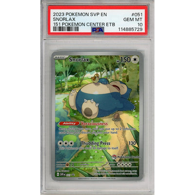 Pokemon Graded: Snorlax PSA 10
