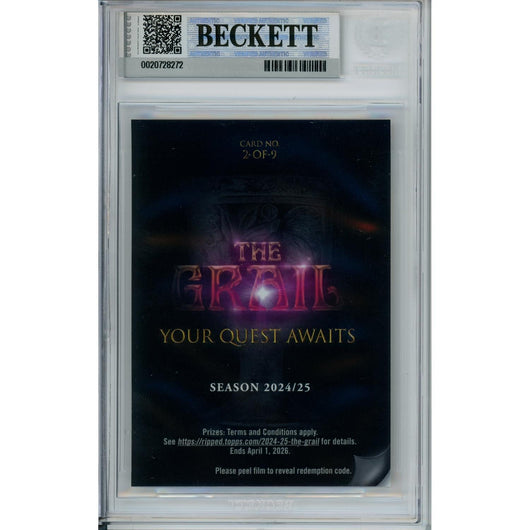 Sports Graded: Lionel Messi The Grail #2 Topps Chrome (2024-25) Beckett 9