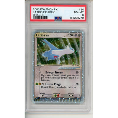 Pokemon Graded: Latios EX Holo #94 PSA 8