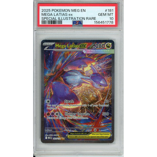 Pokemon Graded: Mega Latias ex 181/132 Mega Evolution (2025) SIR PSA 10