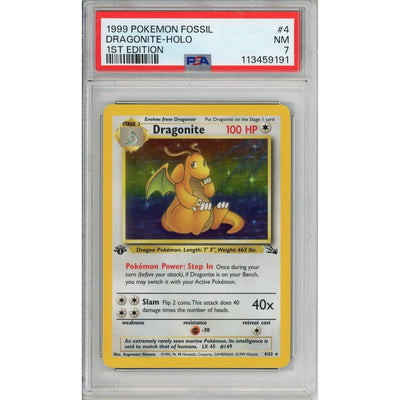 Pokemon Graded: Dragonite 1st Edition PSA 7