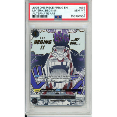 One Piece Graded: My Era...Begins!! OP09-096 Alternate Art PSA 10