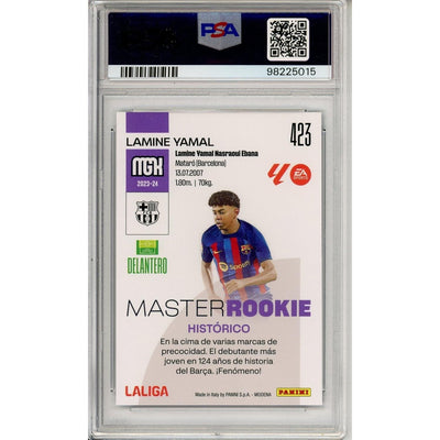 Graded Topps: Lamine Yamal Master Rookie #423 EA Sports PSA 10