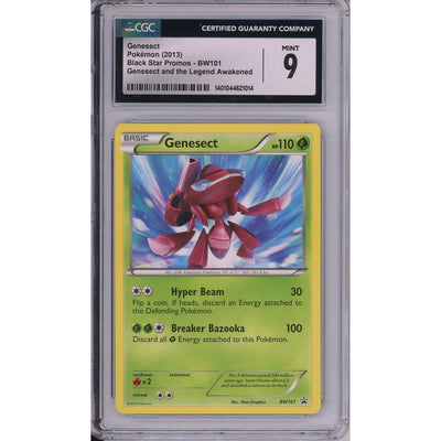Pokemon Graded: Genesect #BW101 Genesect and the Legend Awakened Promo (2013) CGC 9