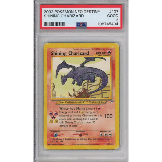 Pokemon Graded: Shining Charizard PSA 2
