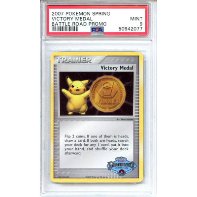 Pokemon Graded: Gold Victory Medal Battle Road Promo Spring (2007) PSA 9