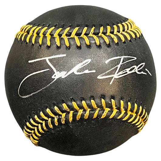 Jonathan India Signed Rawlings Official MLB Black & Gold Baseball (Beckett)