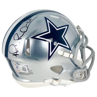 Michael Irvin Signed Dallas Cowboys Speed Mini Football Helmet (Beckett)