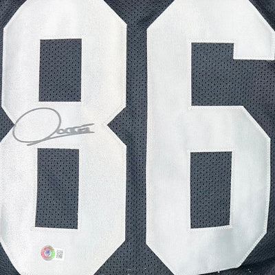 Rocket Ismail Signed Las Vegas Black Football Jersey (Beckett)