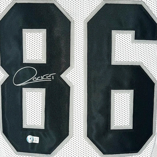 Rocket Ismail Signed Las Vegas White Football Jersey (Beckett)