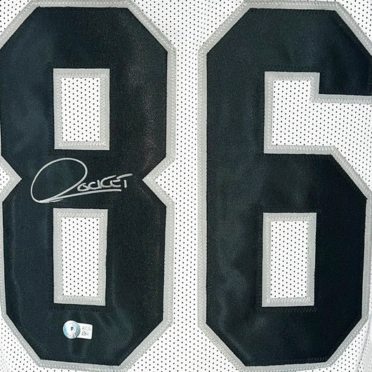 Rocket Ismail Signed Las Vegas White Football Jersey (Beckett)