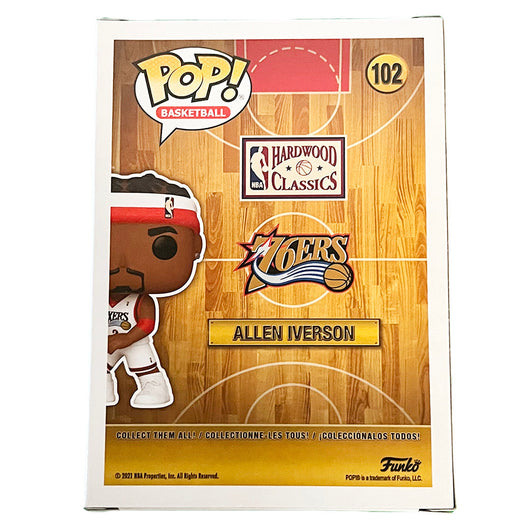 Allen Iverson Signed Philadelphia 76ers Funko POP Vinyl Figure (Beckett)
