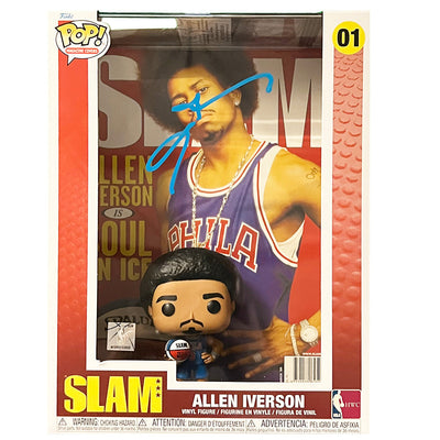 Allen Iverson Signed Slam Magazine Cover Basketball Funko POP Vinyl Figure (Beckett)