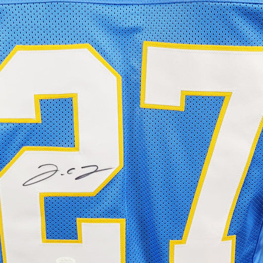 JC Jackson Signed Los Angeles Light Blue Football Jersey (JSA)
