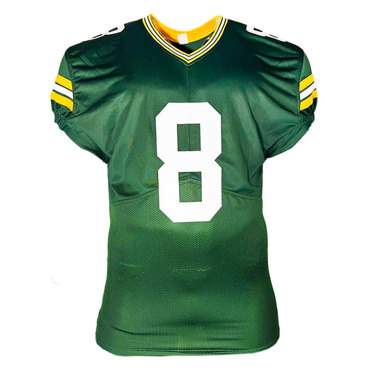 Josh Jacobs Signed Green Bay Green Game Style Football Jersey (JSA)