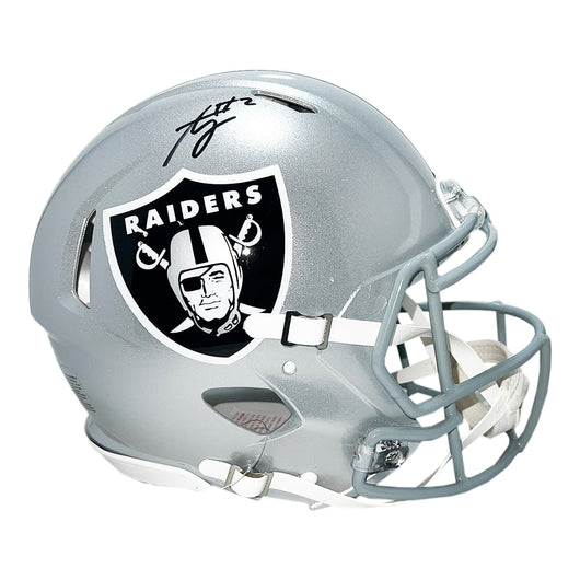 Ashton Jeanty Signed Las Vegas Raiders Authentic Speed Full-Size Football Helmet (Beckett)