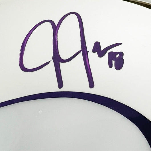 Justin Jefferson Signed Minnesota Vikings Authentic Alt 2024 Speed Full-Size Football Helmet (Beckett)